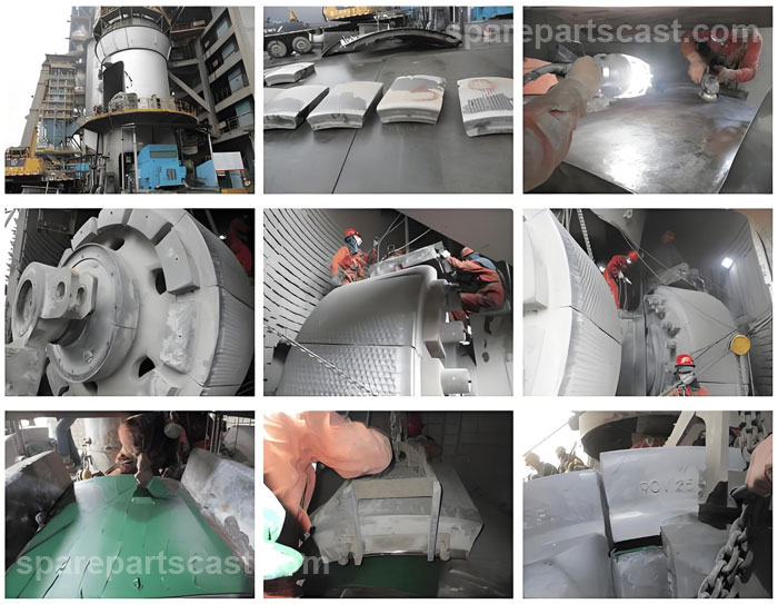Maintenance of Vertical Mill Roller Shell
